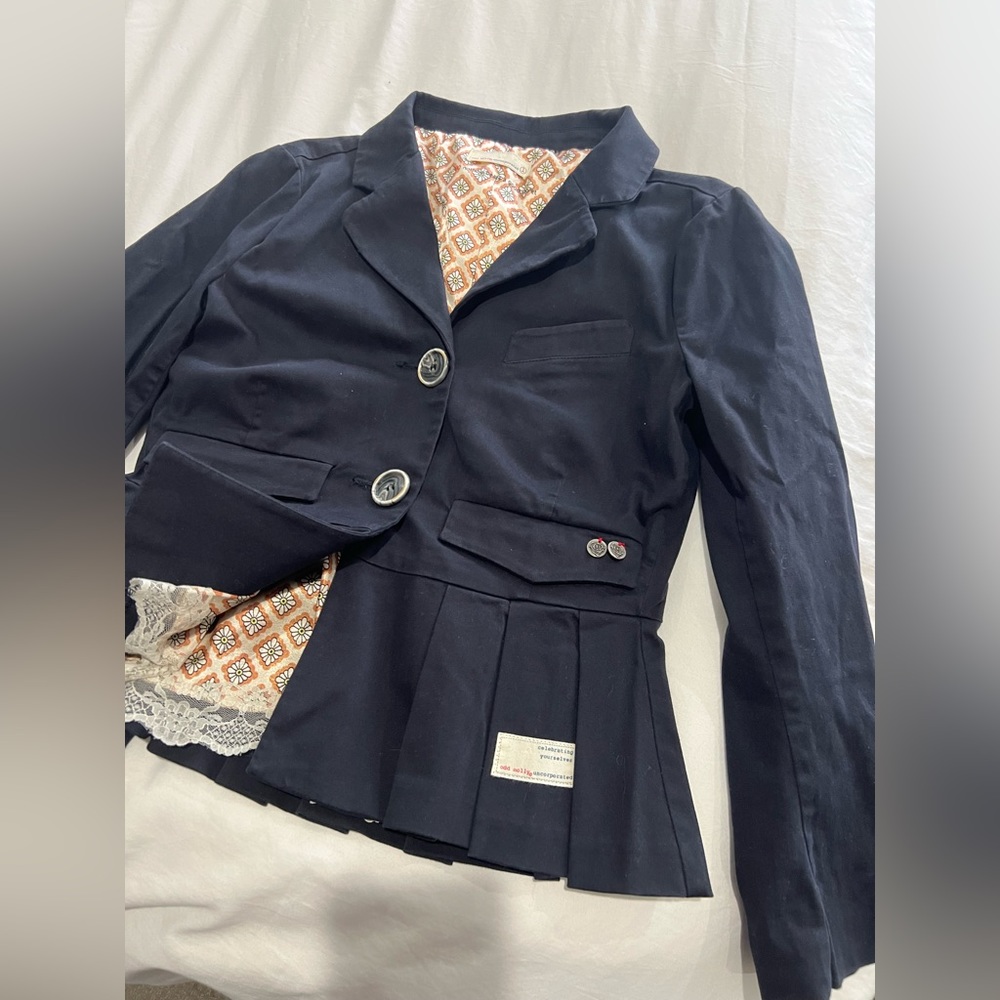Navy jacket Sz S/1 Odd Molly